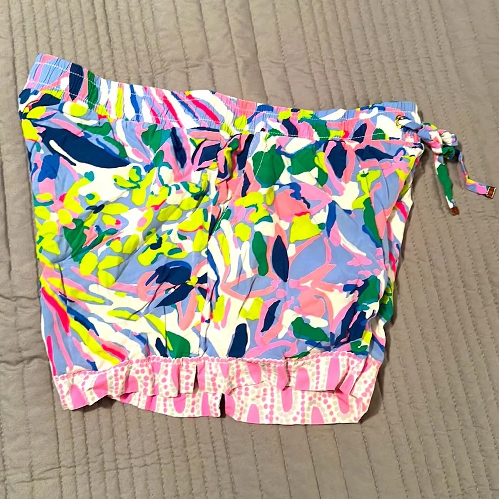 S Lilly Pulitzer 5'' Katia Shorts Havin A Blast Engineered Katia 24483 - Picture 4 of 6